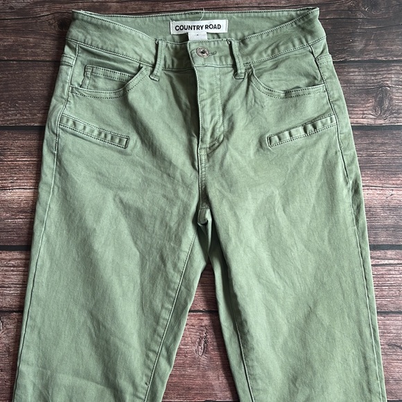 COUNTRY ROAD | Stretch khaki skinny leg trousers - Picture 3 of 10